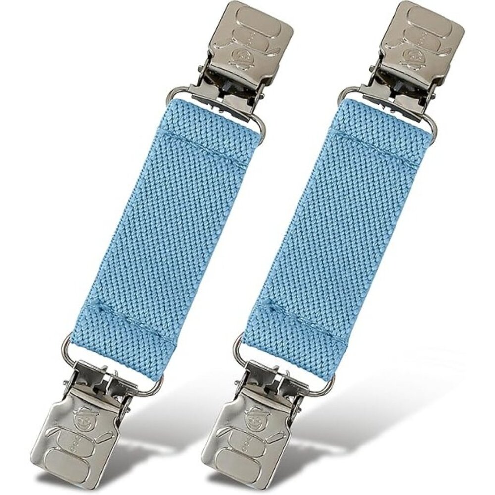 Hold’Em Mitten Glove Clips for Toddler & Kids Extra Tight Grip - Light Blue